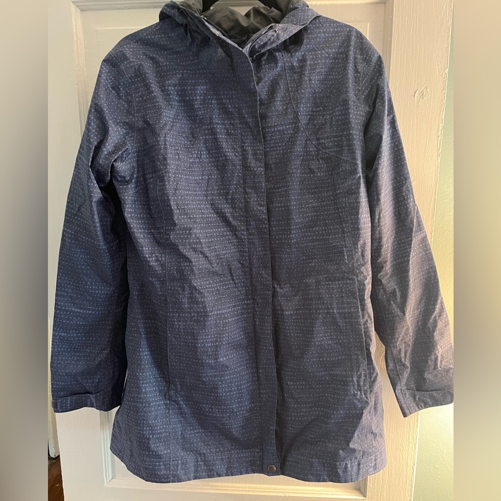 Columbia Splash a Little Rain Jacket Blue Large